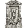 2 Ft Skull And Gargoyle Tombstone