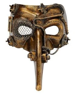 Steampunk Plague Doctor Half Mask