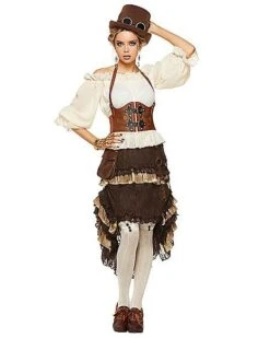 Steampunk Waist Cincher 9 Steampunk Waist Cincher -Chic Halloween Costumes 01400126 d