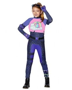 Chic Halloween Costumes 26 Girls Brite Bomber Costume - Fortnite