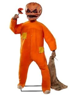 4.3 Ft Sam Animatronic - Trick 'r Treat 14 4.3 Ft Sam Animatronic - Trick 'r Treat -Chic Halloween Costumes 01422898 d