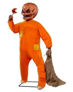 4.3 Ft Sam Animatronic - Trick 'r Treat 16 4.3 Ft Sam Animatronic - Trick 'r Treat -Chic Halloween Costumes 01422898 f