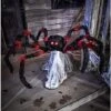 21 Inch LED Red And Black Jumping Spider Animatronic -Chic Halloween Costumes 01463447 a 1