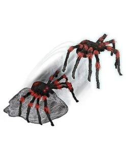 21 Inch LED Red And Black Jumping Spider Animatronic -Chic Halloween Costumes 01463447 c 1