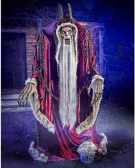 6.5 Ft Krampus Animatronic 3 6.5 Ft Krampus Animatronic