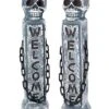 21 Inch Welcome Tombstone Pillars -Chic Halloween Costumes 01483163 a