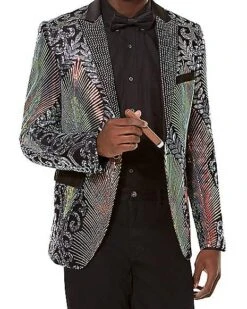 Adult '20s Multicolored Jacket -Chic Halloween Costumes 01488824 c