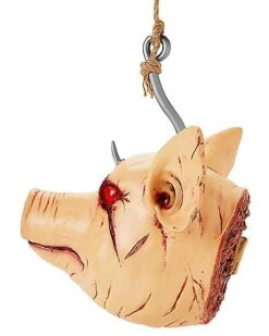 Hanging Severed Pig Head 9 Hanging Severed Pig Head -Chic Halloween Costumes 01546308 c