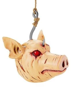 Hanging Severed Pig Head 10 Hanging Severed Pig Head -Chic Halloween Costumes 01546308 d