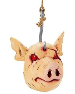 Hanging Severed Pig Head 11 Hanging Severed Pig Head -Chic Halloween Costumes 01546308 e