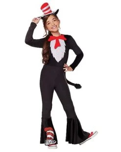 Chic Halloween Costumes 40 Kids Cat In The Hat Bell Bottom Costume - Dr. Seuss