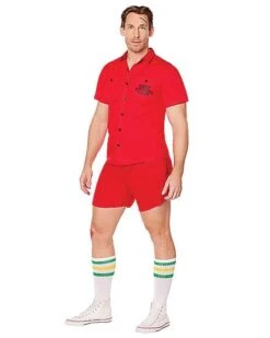 Adult Camp Crystal Lake Button Down Shirt - Friday The 13th 7 Adult Camp Crystal Lake Button Down Shirt - Friday The 13th -Chic Halloween Costumes 01565647 c