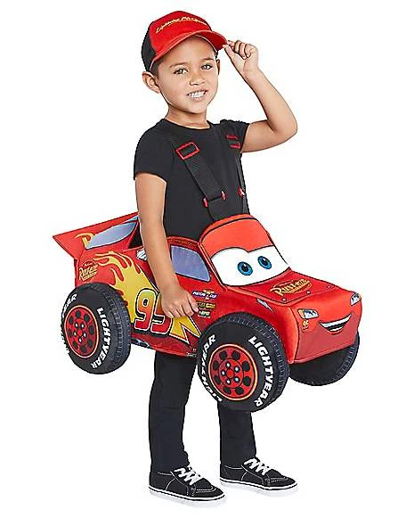 Toddler Lightning McQueen Ride-Along Costume - Cars 3 Toddler Lightning McQueen Ride-Along Costume - Cars