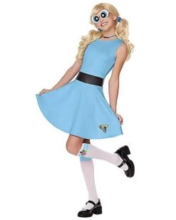 Chic Halloween Costumes 38 Kids Bubbles Dress Costume - The Powerpuff Girls