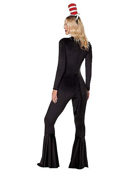 Adult Cat In The Hat Bell Bottom Costume - Dr. Seuss 4 Adult Cat In The Hat Bell Bottom Costume - Dr. Seuss - Image 2