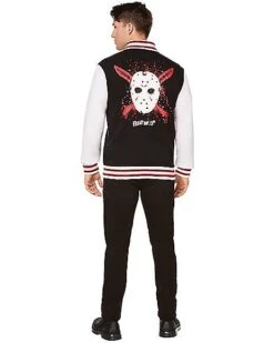 Adult Jason Voorhees Varsity Jacket - Friday The 13th -Chic Halloween Costumes 01587211 c