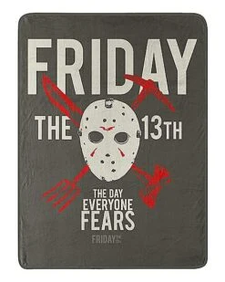 Camp Crystal Lake Fleece Blanket - Friday The 13th