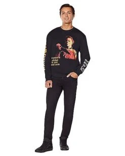 Michael Myers One Good Scare Sweatshirt - Halloween -Chic Halloween Costumes 01602887 c