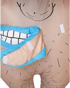 Adult Krumm Inflatable Costume - Aaahh!!! Real Monsters -Chic Halloween Costumes 07475692 e