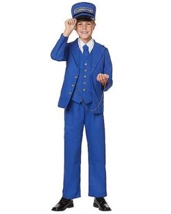 Chic Halloween Costumes 6 Kids Train Conductor Costume