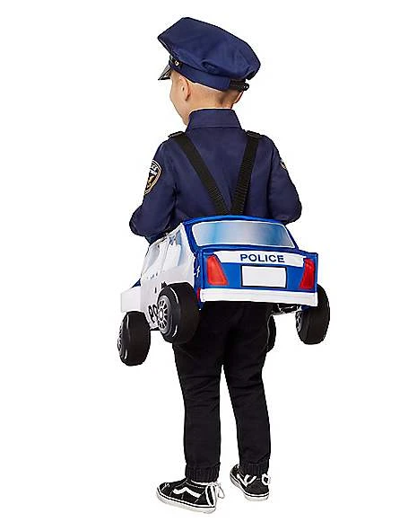 Toddler Police Officer Ride-Along Costume With Sound 4 Toddler Police Officer Ride-Along Costume With Sound - Image 2