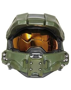 Chic Halloween Costumes 18 Kids Master Chief Light-Up Helmet Deluxe - Halo