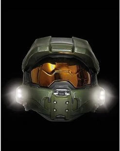 Kids Master Chief Light-Up Helmet Deluxe - Halo 12 Kids Master Chief Light-Up Helmet Deluxe - Halo -Chic Halloween Costumes 07651862 e