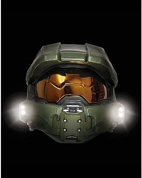 Kids Master Chief Light-Up Helmet Deluxe - Halo 7 Kids Master Chief Light-Up Helmet Deluxe - Halo - Image 5